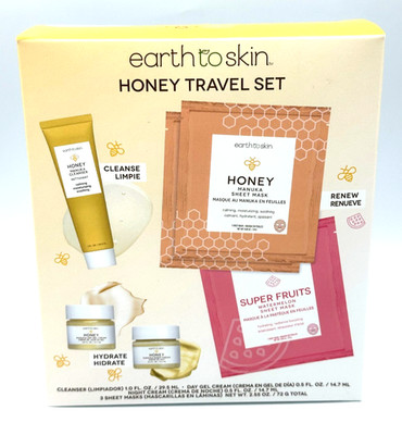 Earth To Skin Honey Travel Set ~ BNIB ~