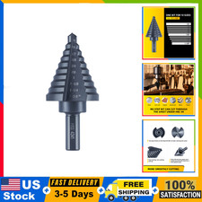 Broca escalonada HSS 10 tamaños, 1/4-1 3/8", para metal.