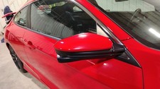 2016-21 Honda Civic Si Coupe Rh Pasenger Power Heated Door Mirror Rally Red-re