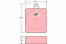 Plaquette de frein Lancia FULVIA