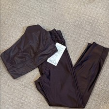 Lululemon  Rare  satin shine HR tights NWT size 10