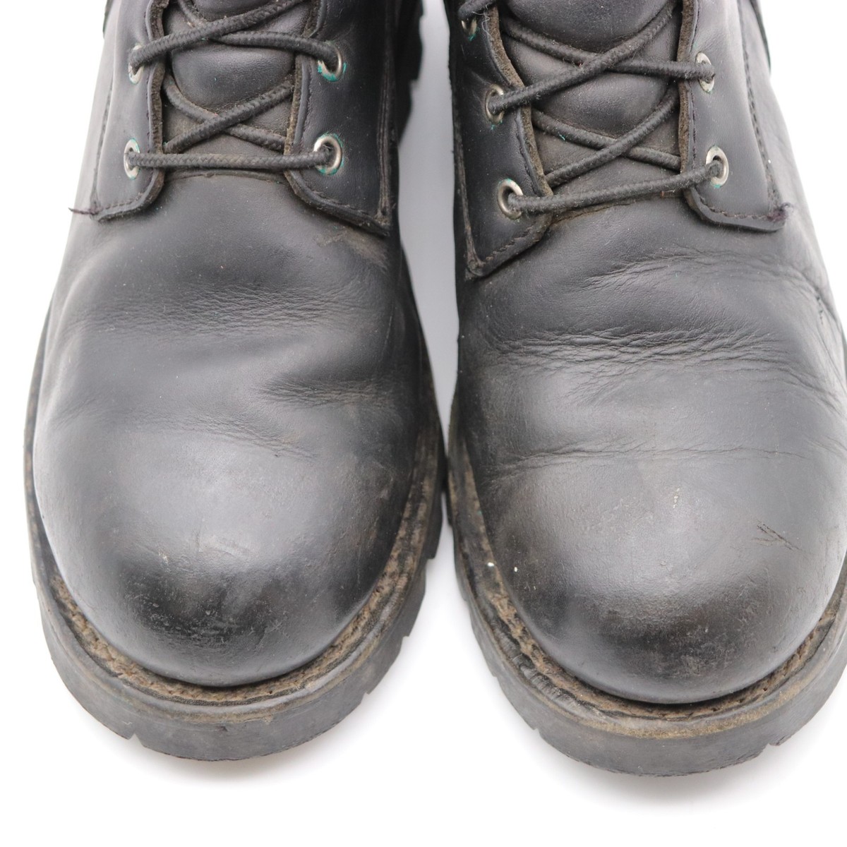 Vintage Red Wing 980 Boots Men\'s Size 11 EE Black Leather Motorcycle Soft Toe Vintage Red Wing 980 Boots Men main image 4