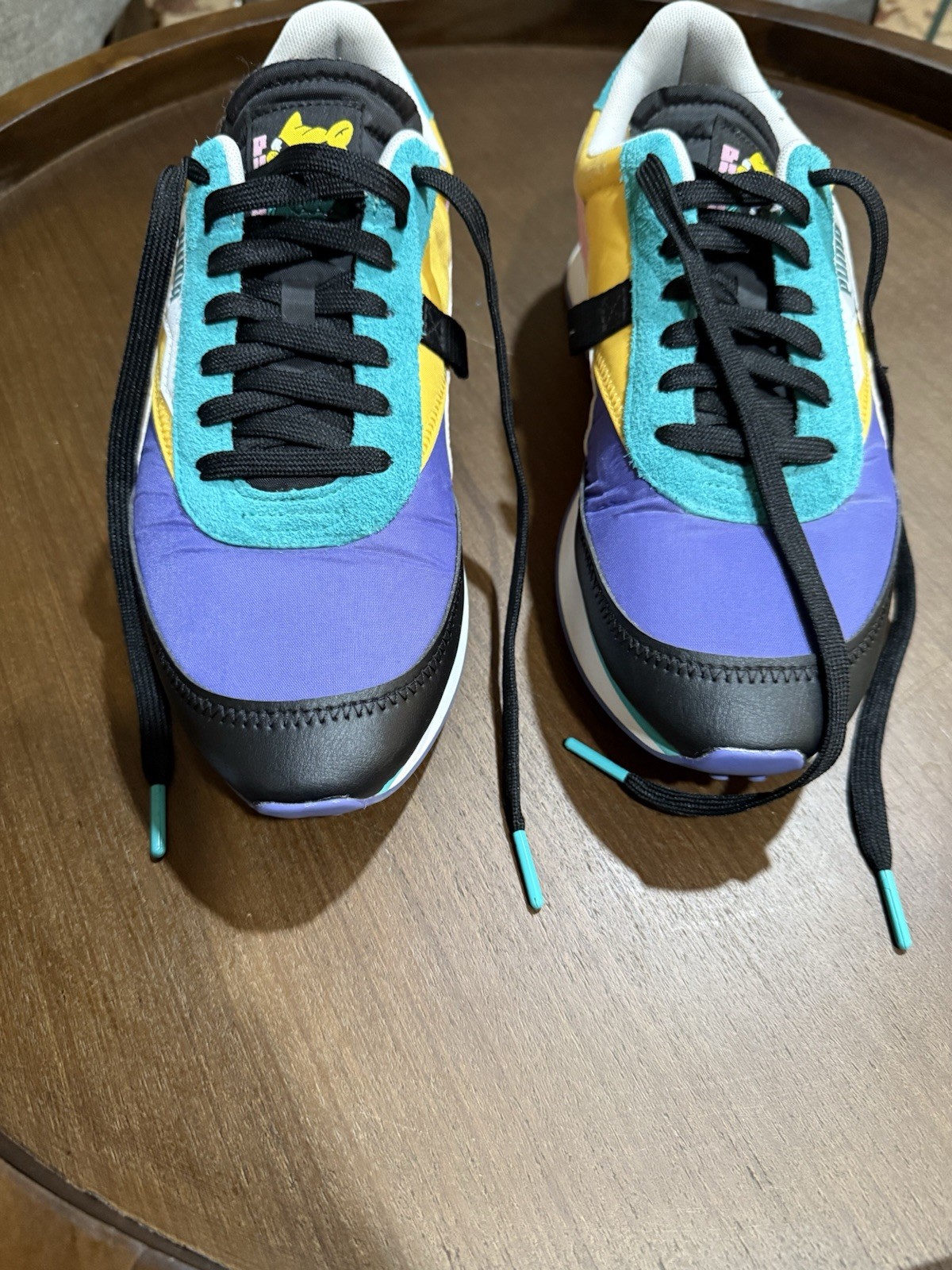 Puma x Maison Kitsuné Rider Multi-Color Rare Collab Size 10 Lightly Worn No Box