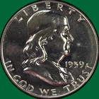 1959 Franklin Half Dollar Proof PF Coin #43191