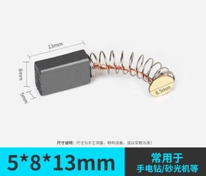 2PC motor carbon brush 5*8*13mm For electric drill/sander