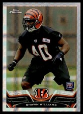 2013 Topps Chrome Refractor Shawn Williams Rookie Cincinnati Bengals #74
