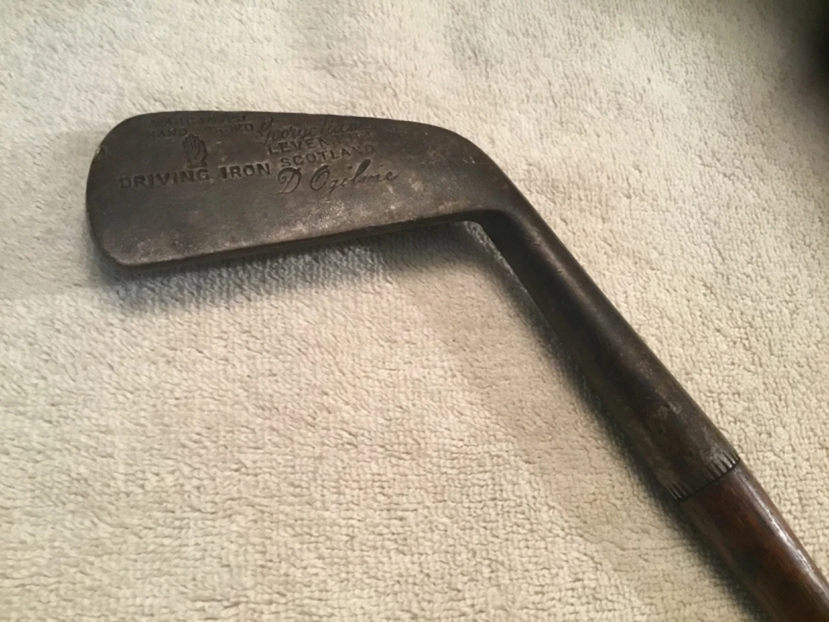 Putter Ancien George Nicoll MacDonald Smith - Manche Hickory - Droitier - 1920