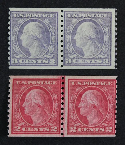 CKStamps: US Stamps Collection Scott#492 494 Washington Mint NH OG 24 1/2mm