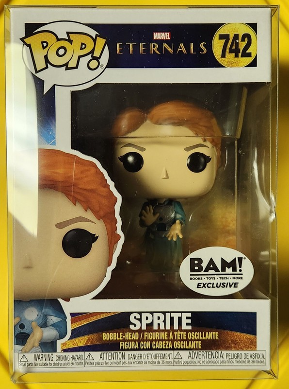 Funko POP! Marvel Eternals SPRITE #742 BAM Exclusive w/ pop protector
