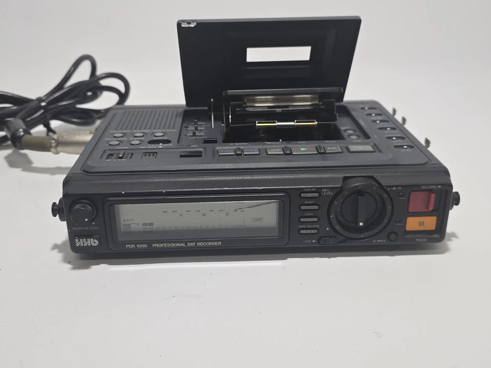 HHB PDR-1000 Portadat Professional DAT Recorder with Power Supply - TESTED - Image 3 of 4