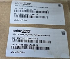 Solar Edge SECT-SPL-225A-T-20-1 Slim CT, 225A, 50/60Hz, Twisted Solaredge