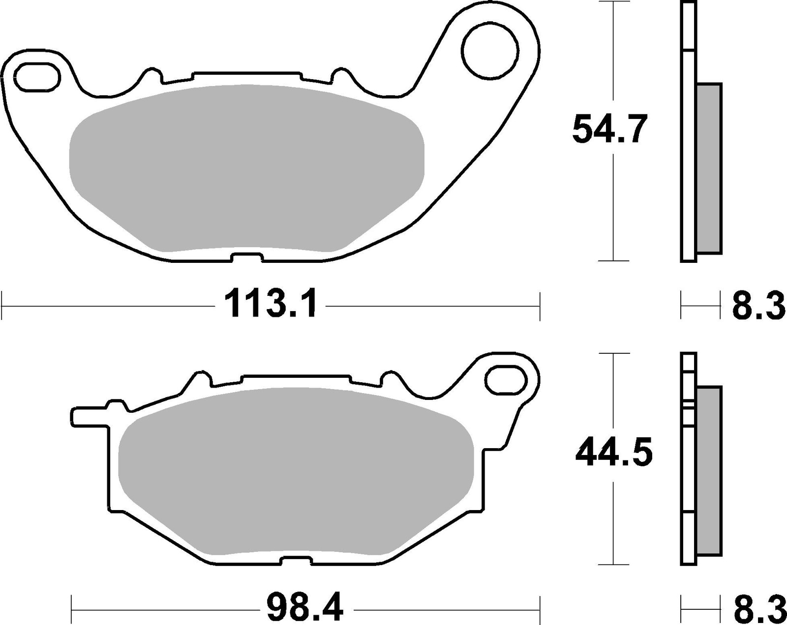 Brake Pads for YAMAHA X-MAX 300 TECH MAX ABS 2021-2024 Fr Sinter Street Brembo - Image 15