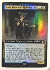 Atris, Oracle of Half-Truths (Extended Art) Theros Beyond Death Foil - MTG RARE