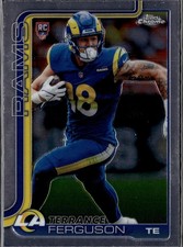 TERRANCE FERGUSON 2025 Topps Chrome Football #335 Rookie Card RC. rookie card picture