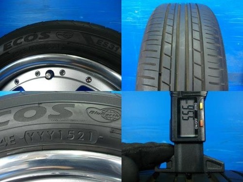 SSR Vienna Kreis Wheels 14 inch 5.5J +38 PCD100 114.3 4H set of 4 No tires Used - Picture 11 of 24