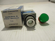 NEW IDEC ALFW212611D-G ILLUMINATED GREEN PUSH BUTTON