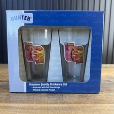 NCAA University of Southern California Trojans Logo Clear 16 oz. Pint Glass Set