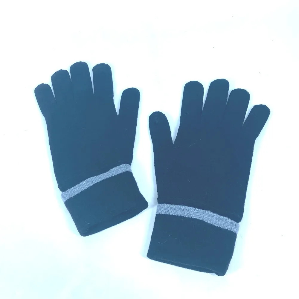 Louis Vuitton Monogram Eclipse WOOL Gloves M73470… - image 2