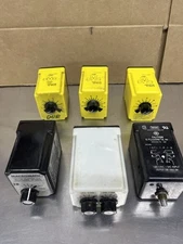 Lot Of 6 Time Delay Relay 8 Pin Potter Brumfield ISSC Macromatic Untested