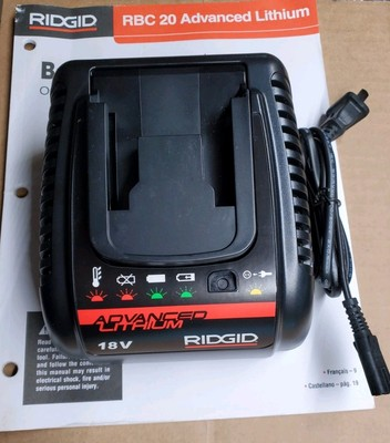 #ad 🔥OEM RBC 20 Ridgid 64383 18V Lithium Ion Advanced super fast Battery Charger $120.00