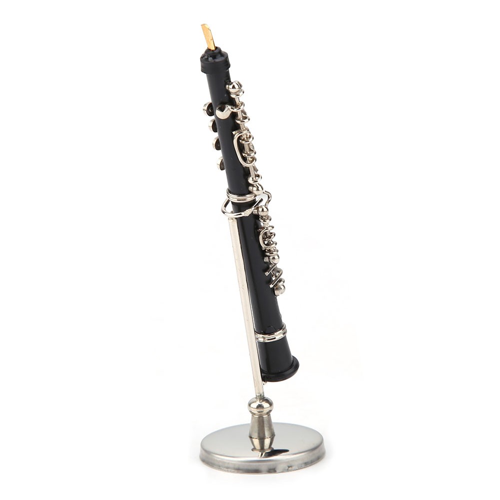 `Mini Oboe Model Musical Instrument Ornaments Decoration Display Gift Supply