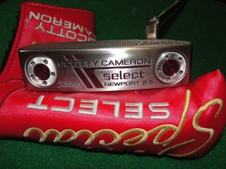 Scotty Cameron Titleist 2014 Select Newport 2.5 35.25" putter con cubierta SC