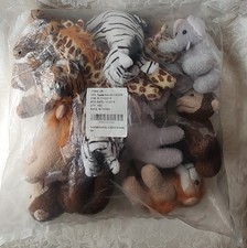 Stuffed Zoo Animals Small Lot of 12 New Plush Stuffed Animals Sealed 2019