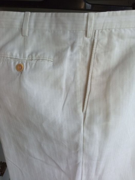 Women Brioni Trousers Beige Cotton Other