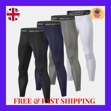 NEW Men's Compression Leggings for Gym, Running, Yoga  Fitness Training