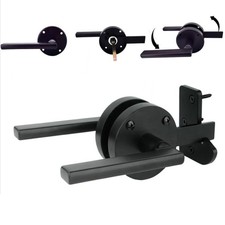 Gate Latch for Wooden Fence Double Side Gate Latch Heavy Duty Swinging Door Latc