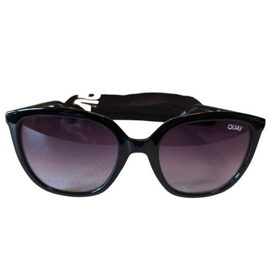 QUAY Australia CALL ME Black Sunglasses Women's Designer Fashion Eyewear