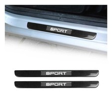 Einstiegsleisten Türschweller Sport für VW Polo 2017-2026 Echt Carbon Schwarz 2x