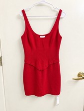 NWT Reformation Allen Dress size 4 In Lipstick Red