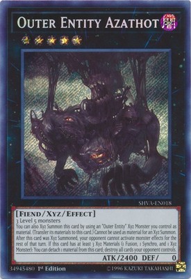 Outer Entity Azathot - SHVA-EN018 - Secret Rare - 1st Edition x1 - Lightly Playe
