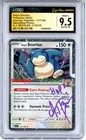 CGC MINT+ 9.5 Auto 10 Signed AJ Beckles Hop's Snorlax (Cosmos Holo) 117/159