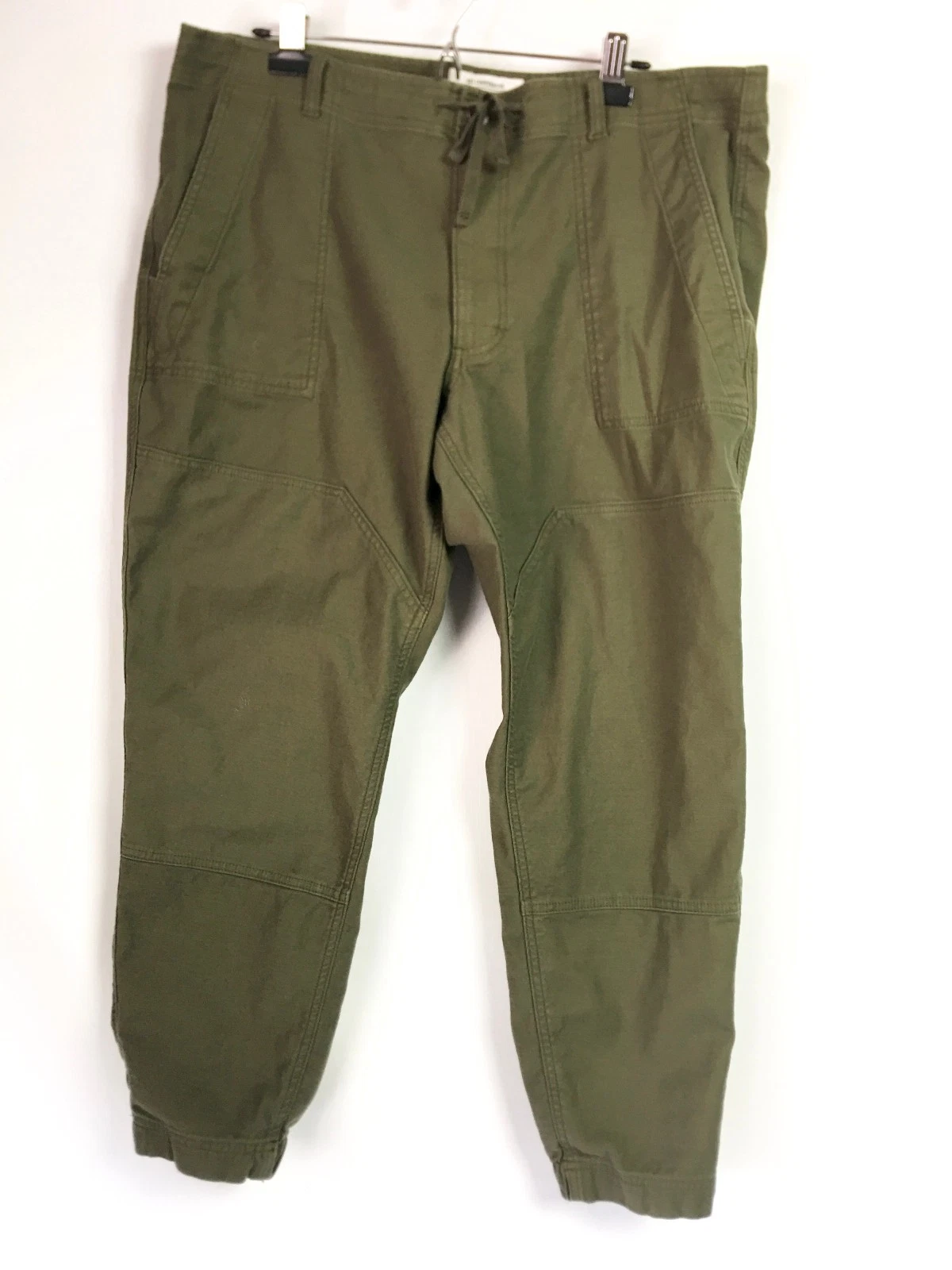 REI Coop Mens 40 x 29 Trailsmith Jogger Pant Green Cotton Blend Hiking Casual