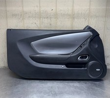10-15 Camaro Ss Coupe Black Grey Driver Left Door Trim Panel Oem