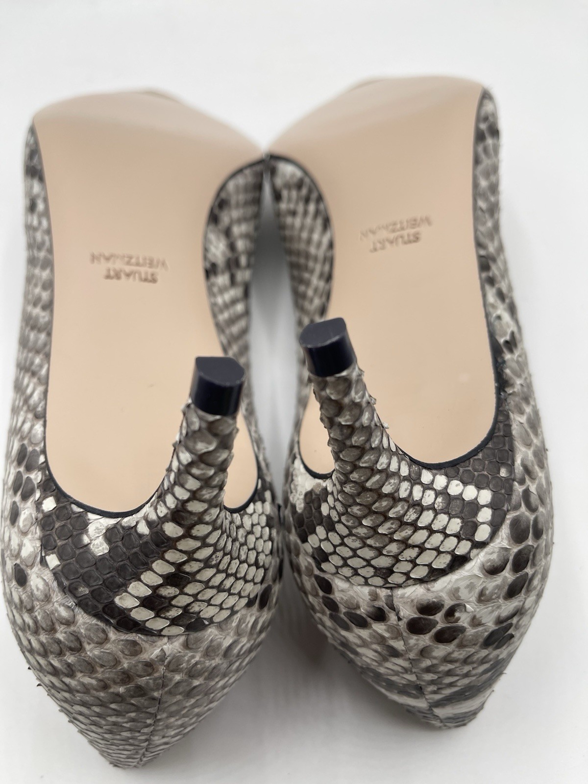 STUART WEITZMAN Womens 9 M Python Snakeskin Point… - image 11