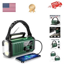 Hand Crank Emergency Radio, NOAA Weather Radio with AM/FM Solar Radio,10000mA...