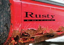 Rusty Edition Vinyl Decal Car Window Sticker Graphics Funny Rust Repair Kit Rusty Edition Vinyl Decal Car Window Sticker Graphics Funny Rust Repair Kit