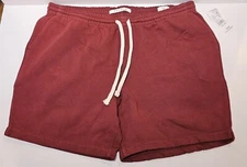 PacSun Shorts Drawstring Causal 3 Pockets Burgundy Shorts MSRP $32.95 New / Tag