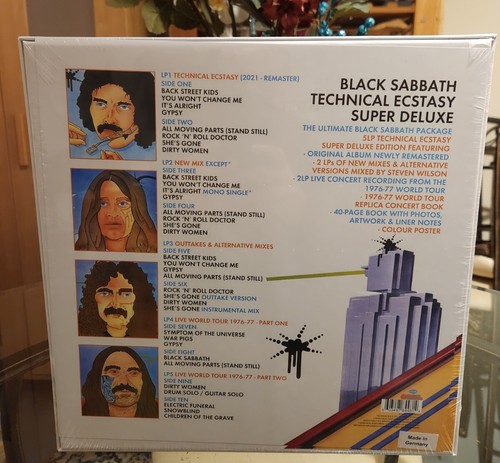 Black Sabbath - Technical Ecstasy Super Deluxe Edition 5LP Vinyl LP - Foto 3 di 3