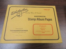 "WHITEACE"HISTORICAL STAMP PAGES NEW ZEALAND #NZ-12 1993 FREE SHP.