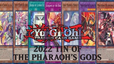 Yugioh 2022 Tin of the Pharaoh's Gods Super Rare 1st MP22 MINT
