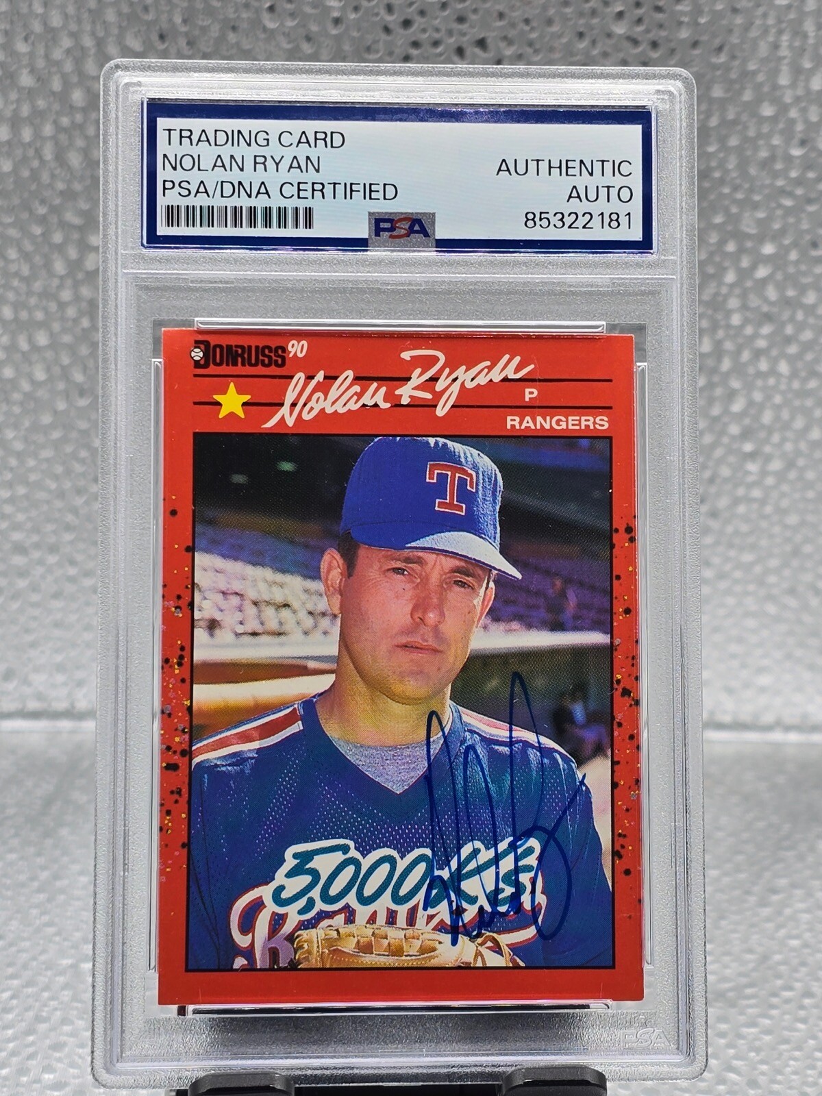 1990 Donruss Nolan Ryan #665 Auto! PSA DNA Certified Authentic!