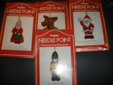 NEW Wrights Needlepoint Kit Christmas Tree Ornament YOU CHOOSE STYLE 