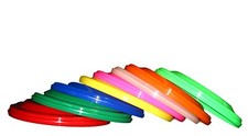 12 Flyers Mix of Colors 9 1/4" Diameter Made in America Lead Free Top Quality