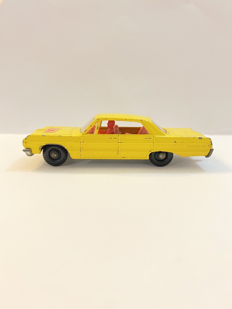 VINTAGE MATCHBOX LESNEY No.20c CHEVROLET IMPALA TAXI ISSUED 1965