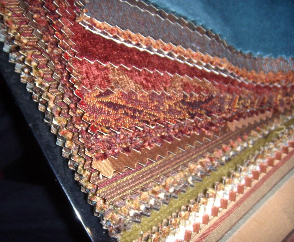 41 MAXWELL FABRIC SAMPLE BOOK  = 38= 9X5, 3=9X10  RAYON & POLYESTER FREE SHIPPIN - Image 2 of 3