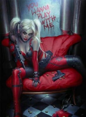 286237 Harley Quinn Poison Ivy Catwoman Comics Girl Heroines PRINT POSTER